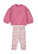 Mayoral Baby Girl Floral Sweater and Legging Set, Pink image