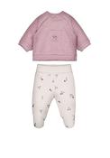 Mayoral Baby Girl Floral Top and Pant Set, Pink image
