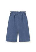 Mayoral Baby Girl Wide Leg Denim Trouser, Blue image