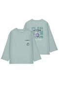 Mayoral Mini Boy Slam Dunk Long Sleeve Top, Green image