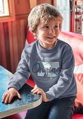 Mayoral Mini Boy Long Sleeve Sweater, Grey image