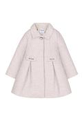 Mayoral Mini Girl Long Sleeve Dress Coat, Cream image