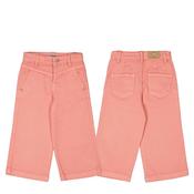 Mayoral Mini Girl Twill Wide Leg Trouser, Pink