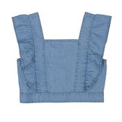 Mayoral Older Girl Denim Top, Blue