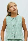 Mayoral Older Girl Sleeveless Print Top, Green image