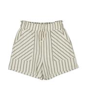 Mayoral Older Girl Stripe Short, Green