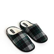 Jack &amp; Jones Murphy Check Slippers, Green