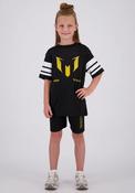 Vingino X Messi Kids Unisex Gold Logo Short Sleeve Tee, Black image