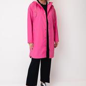 Micha Shower Repellent Hooded Coat, Pink