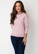 Micha Stitch with Pearl Detail Knitted Jumper, Pink image