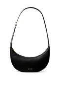 Michael Kors Avra Leather Cresent Shoulder Bag, Black image