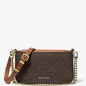 MICHAEL Michael Kors Bryant Signature Logo Pochette, Brown