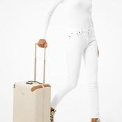 MICHAEL Michael Kors Logo Print Suitcase, White Multi image
