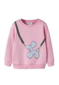 Name It Mini Girl Neome Long Sleeve Sweater, Pink image
