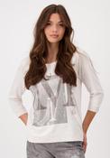 Monari Rhinestone Graphic T-Shirt, Beige image
