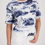 Monari Landscape Print T-Shirt, Blue image
