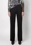Monari Monogram Band Straight Leg Trousers, Black image