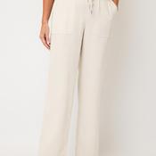 Monari Patch Pocket Wide Leg Trousers, Cream image