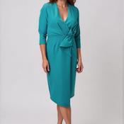 Moncho Heredia Faux Wrap Pencil Dress, Green image