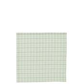 Murmur Tara 4 Pack Checked Napkins, Green image