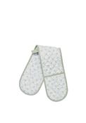 Murmur Vine Floral Print Double Oven Glove, Green