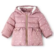 Name It Baby Girl Foil Puffer Jacket, Wishful Mauve image