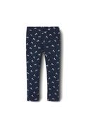 Name It Mini Girl Tavina Glitter Print Legging, Dark Sapphire image