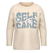 Name It Mini Girl Lotus Long Sleeve Top, Buttercream image