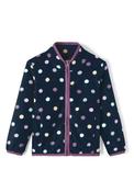 Name It Mini Girl Meeko Polka Dot Fleece, Dark Sapphire