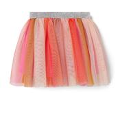 Name It Mini Girl Nudella Tulle Skirt, Pink Cosmos