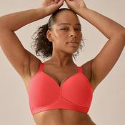 Naturana Side Smoother Wire Free Bra, Orange