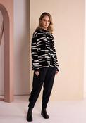 Naya Cuffed Leg Trousers, Black image