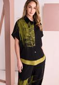 Naya Scribble Printed Shirt, Black image