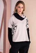 Naya Graphic Print Relaxed T-Shirt, Beige image