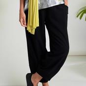 Naya Side Pocket Tapered Trousers, Black