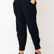 Naya Cuffed Leg Pull on Trousers, Navy image