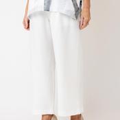Naya Elasticated Wide Leg Trousers, White