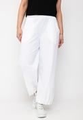 Naya Wide Leg Pin Tuck Trousers, White image