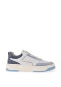 Nero Giardini Mixed Leather Panelled Trainers, Pale Blue image