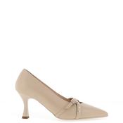 Nero Giardini Crossover Strap Court Shoes, Nude