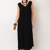 Nilmark V Neck A-Line Dress, Black image