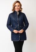 Normann Reversible Leaf Print Quilted Jacket, Navy image