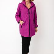 Normann Zip Up Rain Jacket, Purple