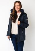 Normann Waterproof Hooded Coat, Navy image