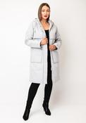 Normann Waterproof Hooded Long Coat, Grey image