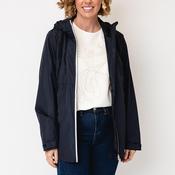 Normann Waterproof Hooded Raincoat, Navy