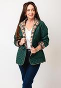 Normann Quilted Reversible Coat, Green image