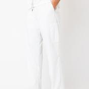 Nu Denmark Doa Drawstring Cuff Trousers, White image