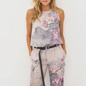 Nu Denmark Dell Cherry Blossom Top, Grey