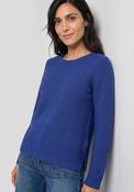 Olsen Knitted Textured Top, Blue image